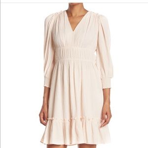 Calvin Klein 3/4 Sleeve Gauze Dress